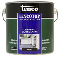 Tenco top Deur & Kozijn beits zijdeglans zwart 2,5L