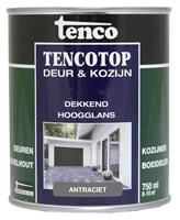 Tenco top Deur & Kozijn beits hoogglans antraciet 0,75L