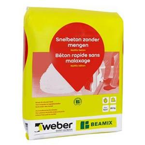 Beamix Weber snelbeton Nomix 20kg