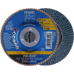 PFERD 67769115 Fächerschleifscheibe Durchmesser 115mm 10St.