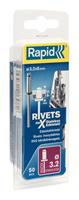 rapid 5000393 Blindklinknagels incl. boor - RVS - 3,2x8mm (50st)