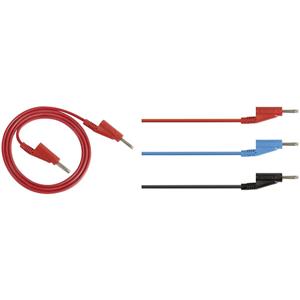 rohde&schwarz HZ10R Messleitungs-Set [Lamellenstecker 4mm - Lamellenstecker 4 mm] 1.00m Rot