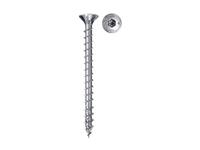 Fischer Power-Fast II FPF II Spanplattenschraube 4,5x30 mm 500 Stück ( 670257 ) Senkkopf mit Torx Vollgewinde galvanisch verzinkt, blau passiviert