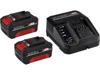 einhell PXC-Starter-Kit 2x 3Ah & 30min PXC Kit 4512098 Accu en acculader voor gereedschap 18 V 3.0 Ah Li-ion