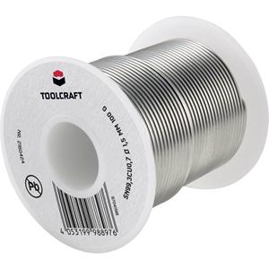 toolcraft Soldeertin, loodvrij Sn99.3Cu0.7 100 g