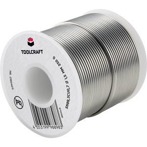 toolcraft 2160425 Lötzinn, bleifrei Lötdraht Sn99.3Cu0.7 (Ø) 1.5mm 250g