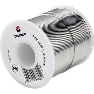 toolcraft 2160422 Lötzinn, bleifrei Lötdraht Sn99.3Cu0.7 (Ø) 1mm 250g