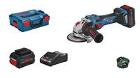 bosch GWS 18V-15 SC 18V Li-Ion accu haakse slijper set (2x 8,0Ah) in L-Boxx - 125mm