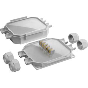 raytech Abzweigdose (L x B x H) 120 x 100 x 50mm Lichtgrau IP69K, IP68