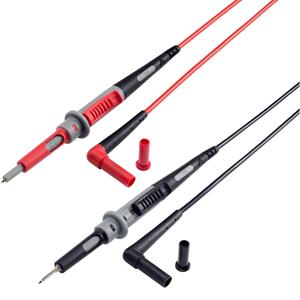 Voltcraft Veiligheidsmeetsnoer [4 mm veiligheidsstekker - Testpunt] 1.00 m Black, Rood