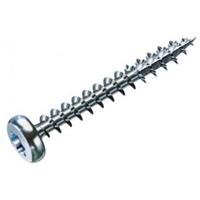 Spax Universalschraube, 6 x 80 mm, 200 Stück, Vollgewinde, Halbrundkopf, T-STAR plus T30, 4CUT, WIROX - 0201010600805