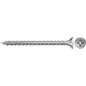 fischer Power-Fast II CZF Spanplattenschrauben 4mm 12mm Kreuzschlitz Pozidriv Stahl galvanisc