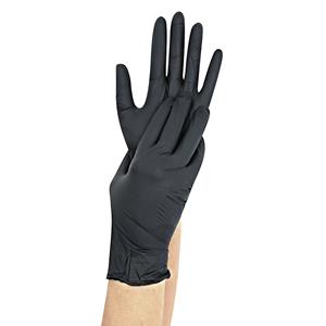 HygoStar Nitril-Handschuh Safe Light puderfrei XL 24cm schwarz VE=100