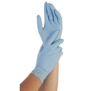 HYGONORM Nitril-Handschuh , SAFE LIGHT, , XXL, blau, puderfrei