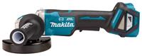 Makita DGA519RTJ 18V Haakse Slijper 125mm X-Lock met 2x5.0 Ah Accu's en Snellader met Doos