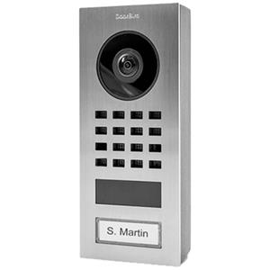 doorbird IP-Video-Türsprechanlage WLAN Komplett-Set 1 Familienhaus Silber (gebürstet)