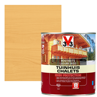 V33 houtbeits Tuinhuis High Protection Noorse den zijdeglans 0,75L