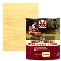 V33 olie Tuinmeubilair transparant mat 1L