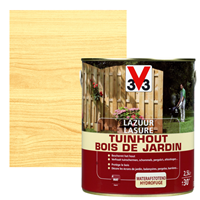 V33 houtbeits Tuinhout transparant mat 2,5L