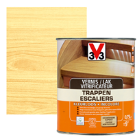V33 vernis lak Trappen transparant zijdeglans 0,75L