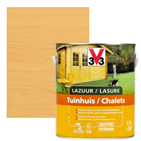 V33 houtbeits Tuinhuis Noorse den zijdeglans 2,5L