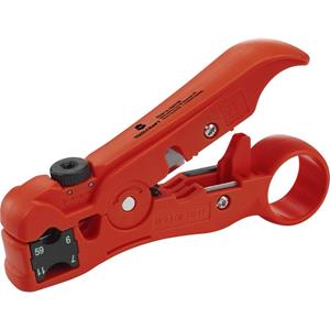 toolcraft TO-6609318 HSK-4132 Striptang Geschikt voor Coaxkabel, Ronde kabel