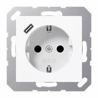 Jung A1520-18CWW SCHUKO-Steckdose USB Typ C - Jung A1520-18CWW SCHUKO-Steckdose USB Typ C