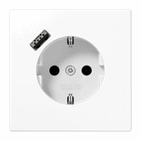 Jung LS1520-18AWW SCHUKO-Steckdose USB Typ A - Jung LS1520-18AWW SCHUKO-Steckdose USB Typ A