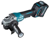 Makita GA013GM201 40V Max Haakse Slijper 125mm 2x4,0Ah Accu met Lader in Mbox