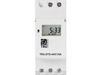 TRU COMPONENTS TRU-DTS-AHC16A 230 V/AC 1x wisselcontact 16 A 250 V/AC Weekprogramma