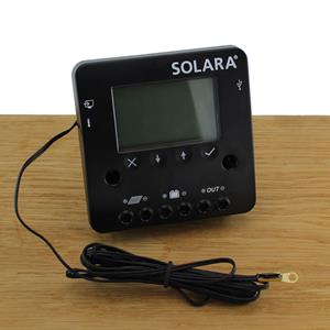 Solara Laadregelaar SR 180 LCD 12/24 Volt - 10A