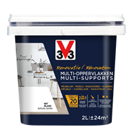 V33 verf Renovatie Multi-oppervlakken wit zijdeglans 2L