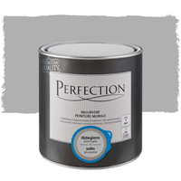 Perfection muurverf ultradekkend zijdeglans platinagrijs 2,5L