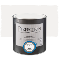 Perfection muurverf ultradekkend zijdeglans titatniumwit 2,5L