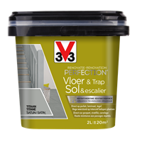 V33 vloer- en trapverf Renovatie Perfection titaan zijdeglans 2L