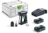 Festool C 18 HPC 18V accu-schroefboormachine 4,0Ah