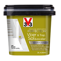 V33 vloer- en trapverf Renovatie Perfection wit zijdeglans 2L