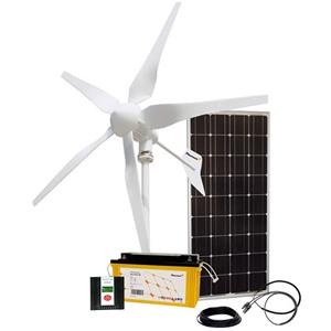 phaesun Hybridkit Solar Wind One 1.0 Windgenerator Leistung (bei 10m/s) 400W 12V