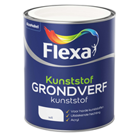 Flexa grondverf kunststof wit 750ml