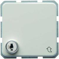 Berker - Steckdose 1f polws glz IP44 UP Klappd IP20 ZP horiz/vert mit Klappdeckel