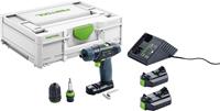 Festool TXS Li 2,6 Plus Akku Bohrschrauber 10,8 V 16 Nm ( 576101 ) + 2x 2,6 Ah Akku + Ladegerät + Systainer - Nachfolger von 564509