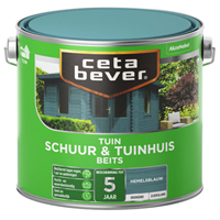 CetaBever schuur & tuinhuis beits dekkend hemelsblauw 2,5L
