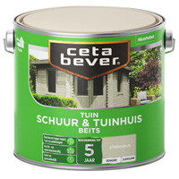 CetaBever schuur & tuinhuis beits transparant steengrijs 2,5L