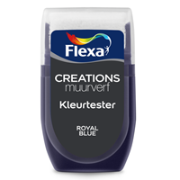 Flexa muurverf tester Creations royal blue 30ml