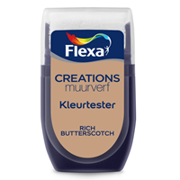 Flexa muurverf tester Creations rich butterscotch 30ml