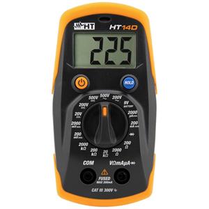 htinstruments HT14D Hand-Multimeter digital CAT II 600 V, CAT III 300V Anzeige (Counts): 2000