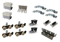 argenta Proslide complete schuifdeurset 4 meter rail - Symmetrische remming - Zwart - Maximale deurbreedte 1000mm - Max. 100kg