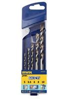 irwin 10501939 5-delige Borenset - Universeel - 5/5,5/6/8/10mm