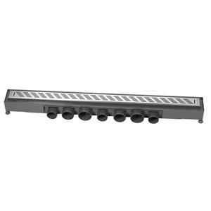Wirquin doucheafvoer Express eau strepen 70cm