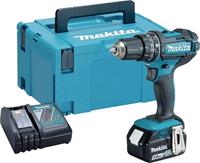 Makita Accu-klopboor/schroefmachine 2 snelheden Incl. accu, Incl. koffer